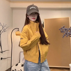 韩系时尚百搭棒球服外套女2025早秋新款洋气减龄显瘦百搭夹克上衣