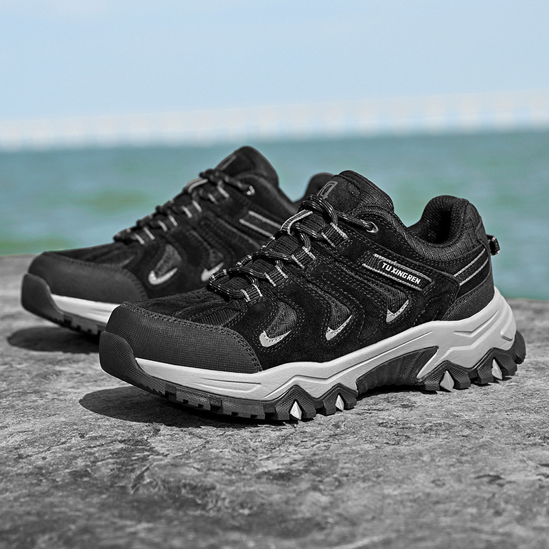Neue Outdoor-Sportschuhe, große Größen, Gummisohle, hoher Schaft, abriebfest, geeignet zum Wandern und für Freizeitaktivitäten_voghion.com