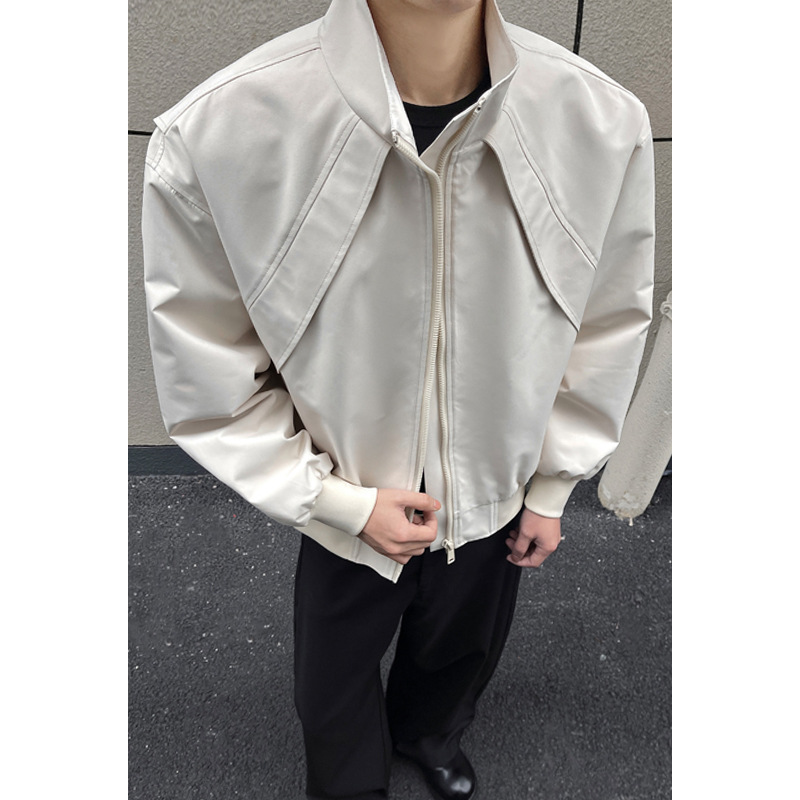 American Rero Deconsruced Cu Sand-up Collar Work For Men, Spring Season, Hree-proof, High-end Shor Baseball_voghion.com