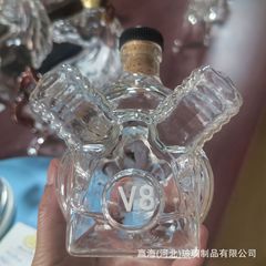 v8 クリエイティブワインボトルクロスボーダー新製品クラフトワインボトルエンジンワインボトル