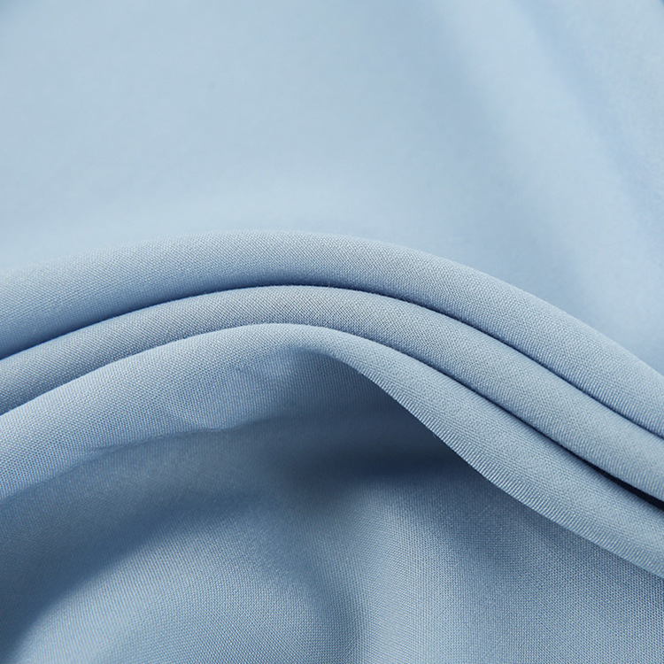 Fábrica de proveedores cómodos suaves sólidos 45s plano 100% rayon tela de camisa