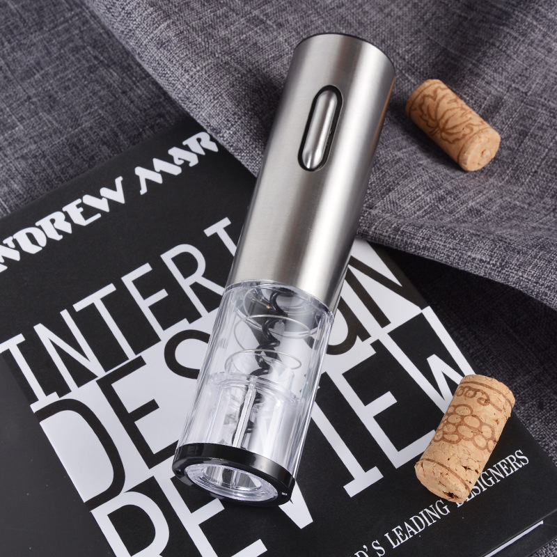 镭雕LOGO批发电动开瓶器 自动电动红酒开瓶器 葡萄酒酒具充电套装