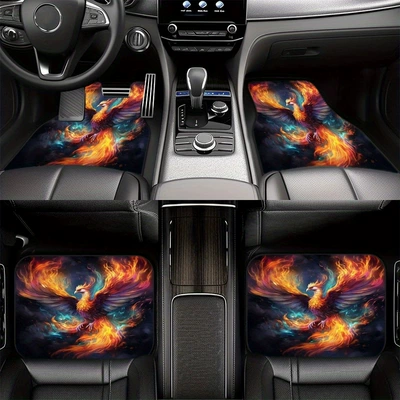 Carpet Four-piece Dirty Mat, Avtomobil döşəmə paspasları - new-car-mats-17-3344cm-two-pieces