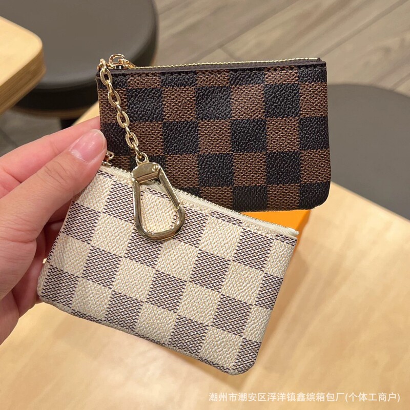 European and American Ultra-Thin Coin Purse, Simple Mini Zipper Coin Bag, 2025 New Model Key Wallet, Women's Short Card Holder