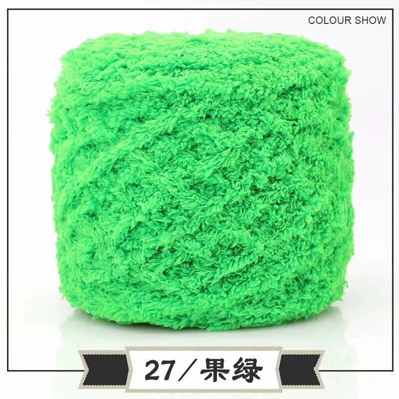 Королевская бархатная пряжа (Coral Velvet) 100 г, толщина 4 мм, детский шарф и ткань для полотенец, многоцветный