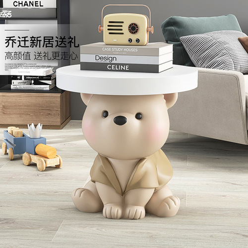 Creative bear ornaments large floor-standing home accessories living room TV cabinet sofa next to coffee table bedside table housewarming gift