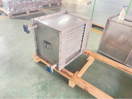 厂家直供蒸汽换热器 钢铝轧片管加热器 铝翅片导热油加热器