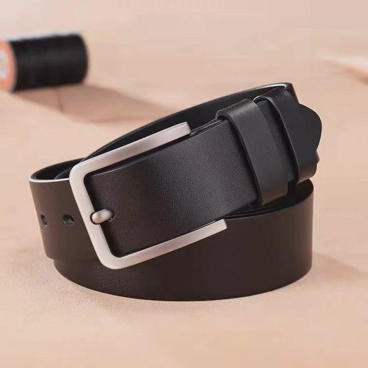 Men's pin buckle belt Korean style men's business middle-aged youth casual belt young men's denim belt factory direct sales