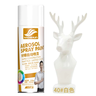 Haoshun automatic painting hand-cranked Avtomobil boyası - white450ml230g