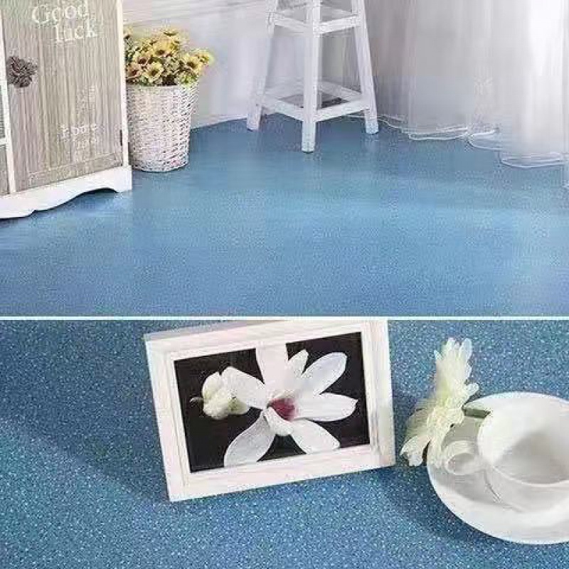 Vinilo para suelo grueso que se coloca directamente sobre suelo de cemento para uso doméstico, tapetes de plástico PVC comerciales, pegatinas para suelo, venta al por mayor de fábrica. image 22