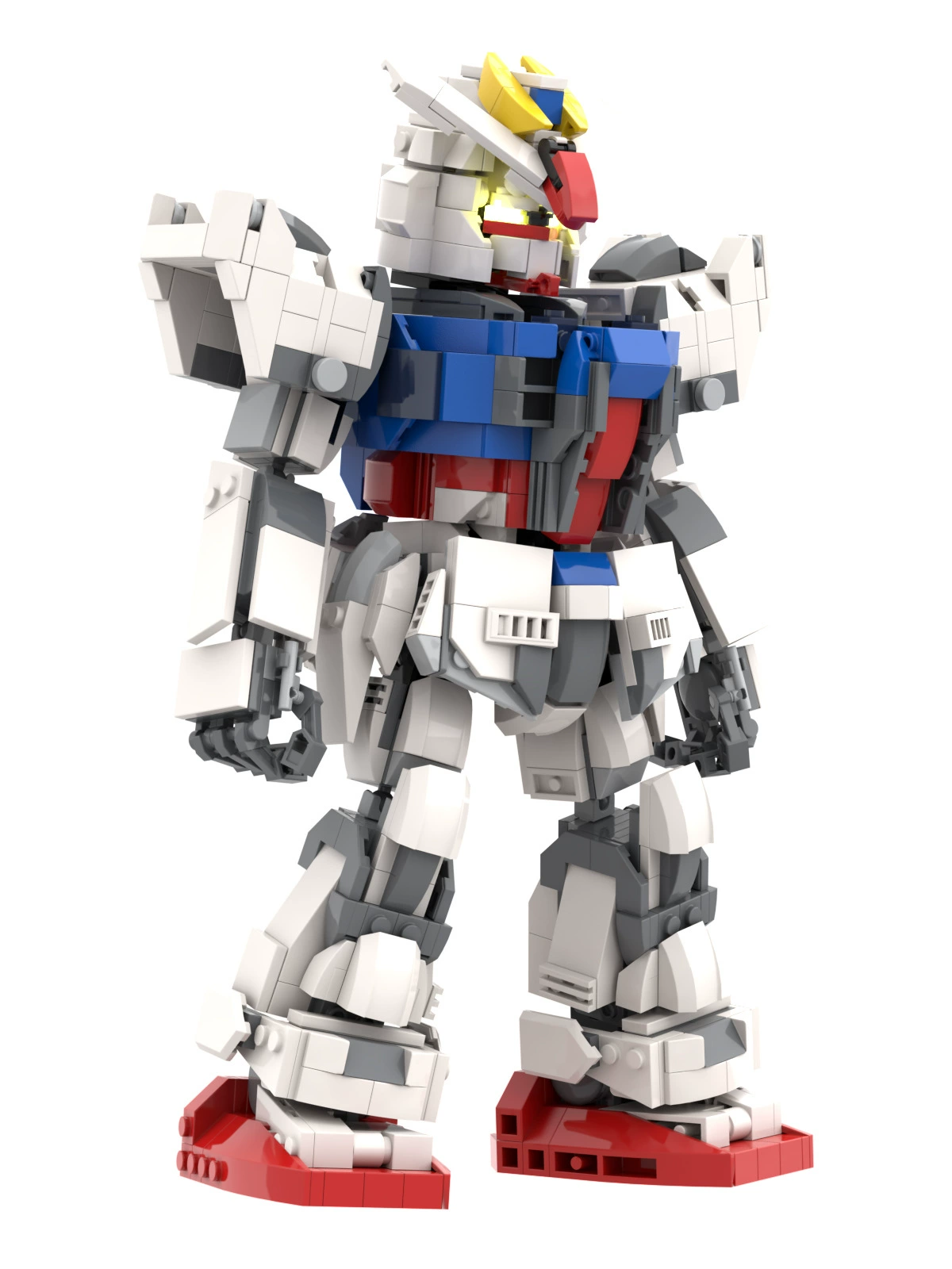 Совместимые с Lego наборы MOC для оригинального дизайна боевого робота-манка Gundam GAT-X105, мужская сложность