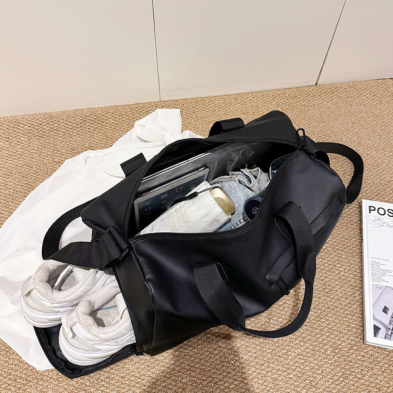 Bolsa de fitness ligera, bolsa de viaje de corta distancia impermeable para natación, bolsa de equipaje de mano de gran capacidad para viajes de negocios, bolsa de mensajero deportiva