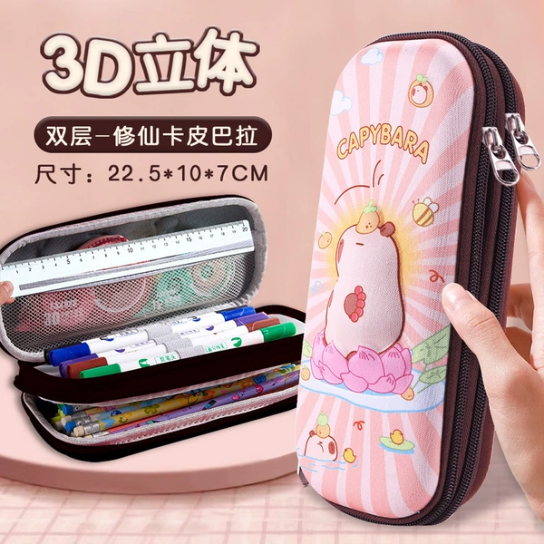 [Xiuxian Kapibala] Double zipper/3D large capacity
