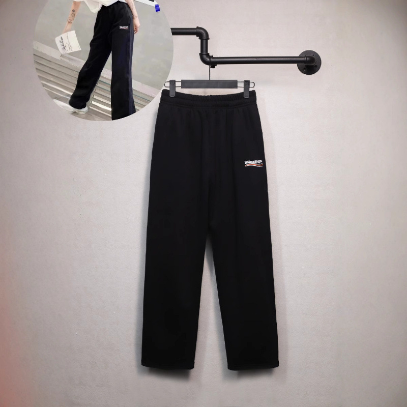 High-End Cross-Border Trendy Brand Cola Long Pants with Multiple Labels and Full Print Logo Classic Cola Print Long Pants Wholesale