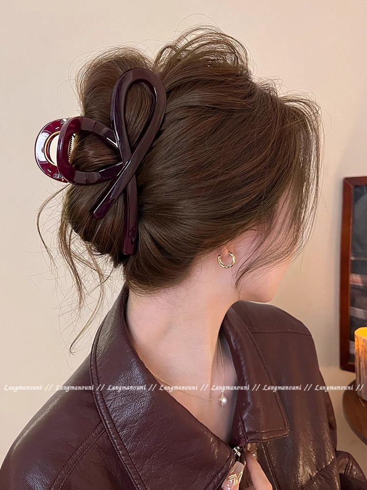 PC-Material Haargreifer Große Größe für volles Haar Haarspange Damen Hinterkopf Hai-Clip Neues Modell Hochwertiges Haarzubehör
