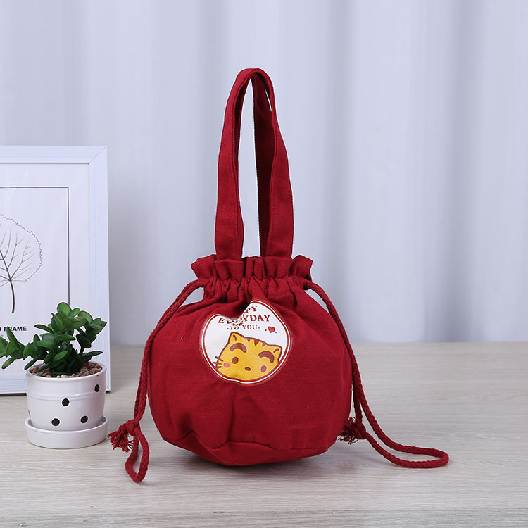 厂家直供帆布袋购物袋广告宣传棉布袋手提彩印帆布包创意束口袋