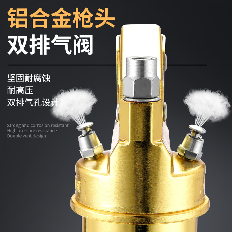 Fabricante de suministro directo pistola de mantequilla manual pistola de mantequilla manual de alta presión herramientas de hardware pistola de mantequilla manual de ahorro de mano de obra