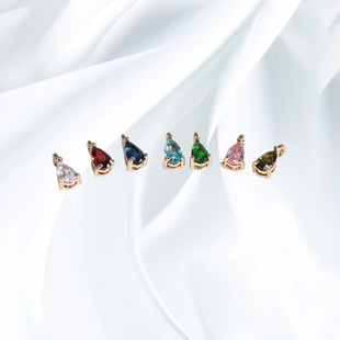 14K����ˮ��β有� ���a���~�����Ƕ��ɫ�ʯdiy����Ʒ���