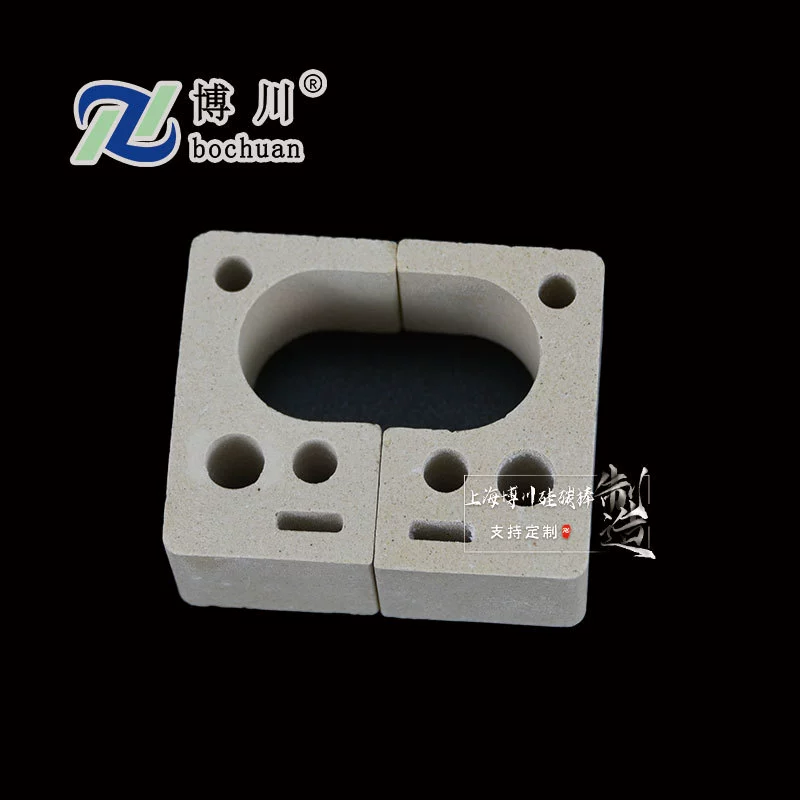 Поставка огнеупорный керамический зажим огнеупорный керамический фиксированный блок с четырьмя отверстиями термостойкий керамический блок