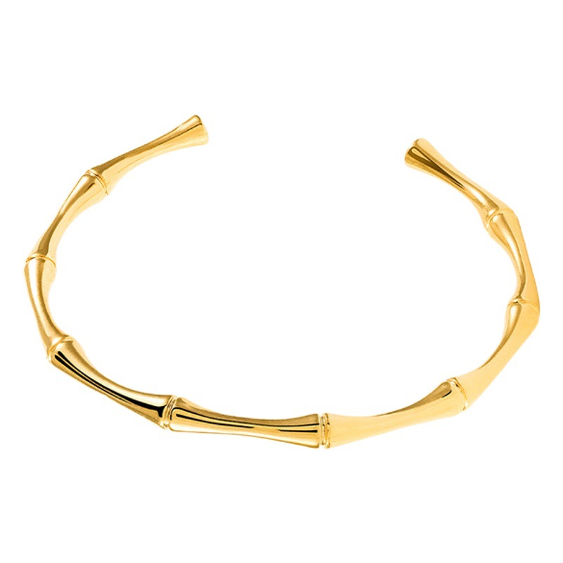 [Promoción del festival] pulsera de bambú de las Mujeres Nuevo diseño de nicho abierto pulsera personalizada de moda joyería única