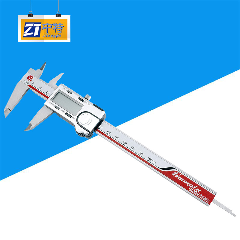 广陆绝对原点数显卡尺111-101-40不锈钢工业级高精度卡尺