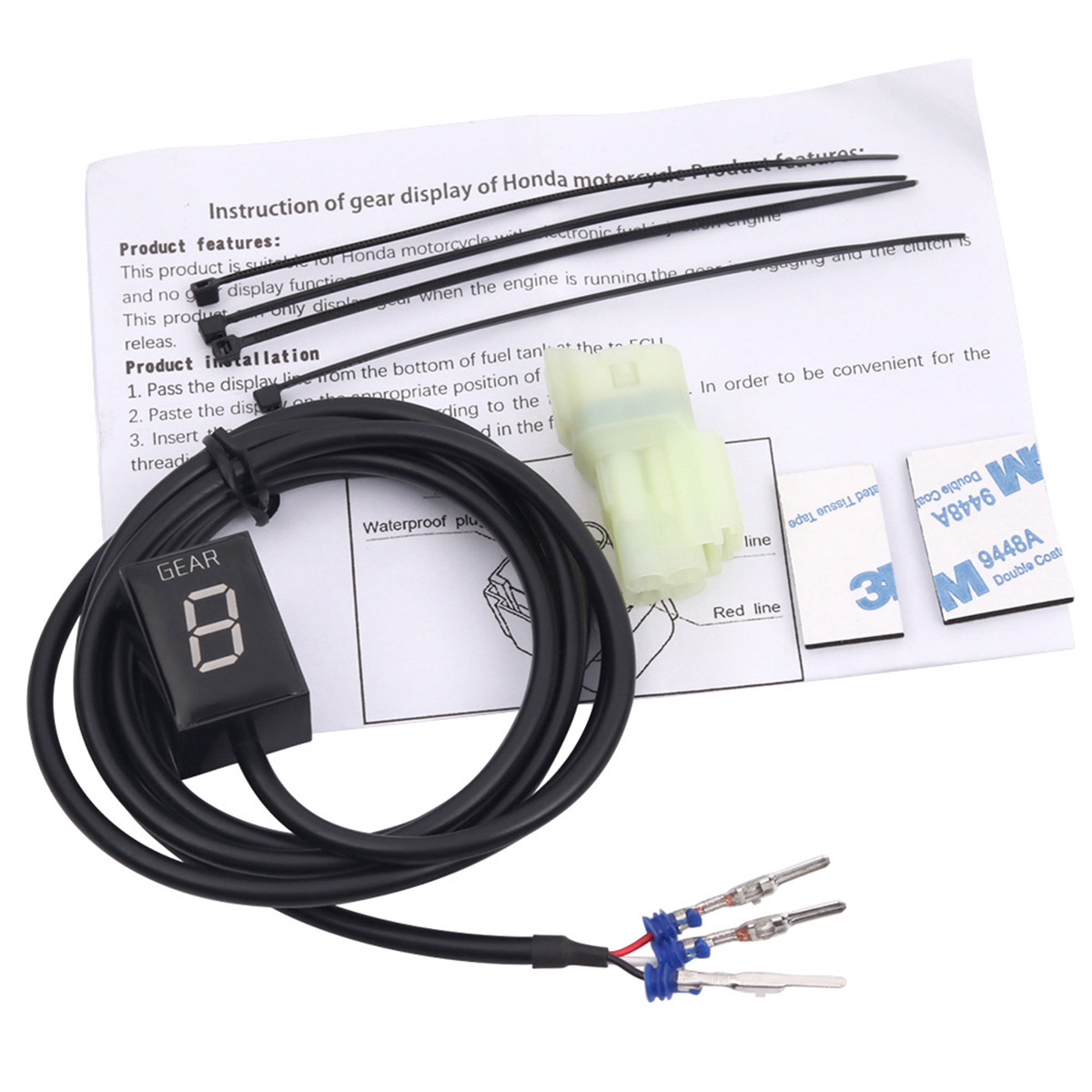 Suitable for Honda Motorcycle Led Gear Display Lcd Digital Gear Display Meter Cbr1000Rr