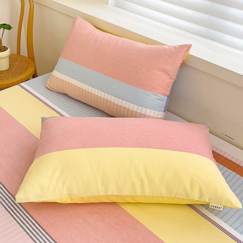 Funda de almohada de tela gruesa vieja 48 cmx74 cm Funda de almohada con núcleo de almohada Funda de forro para adultos