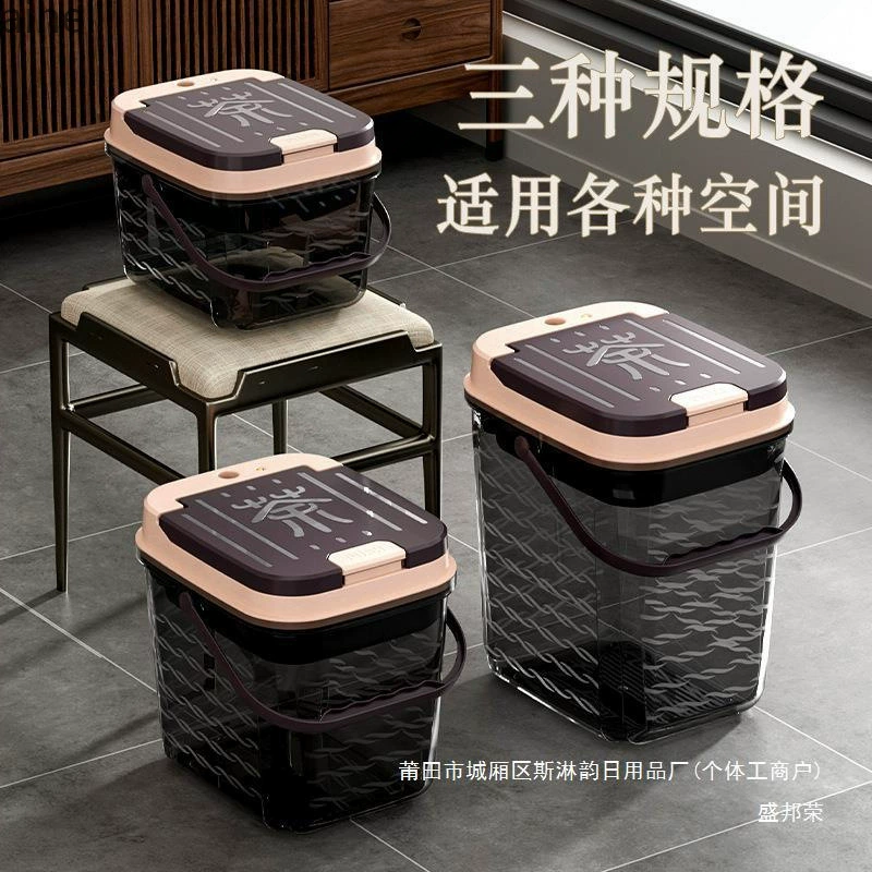 Elite bucket, tea set, garbage can