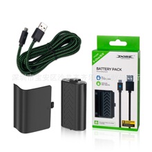 XBOX ONE S/X手柄1200mah电池包+3米编织线带充电指示灯+电池后盖