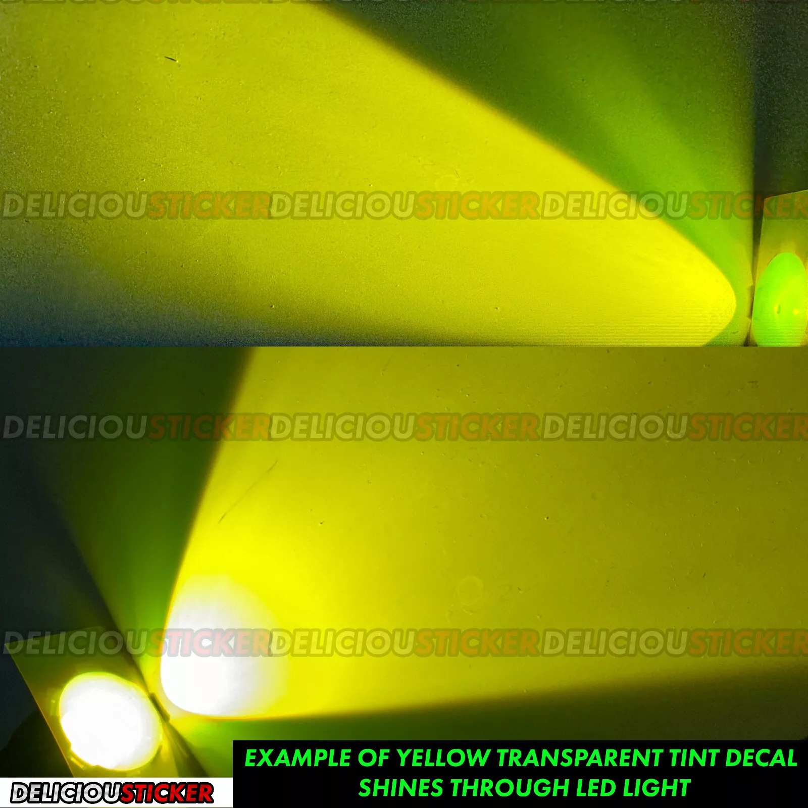 Aplicable para 2021 - 2025 Lexus IS faro amarillo decal frontal cubierta de vinilo película de cambio de color