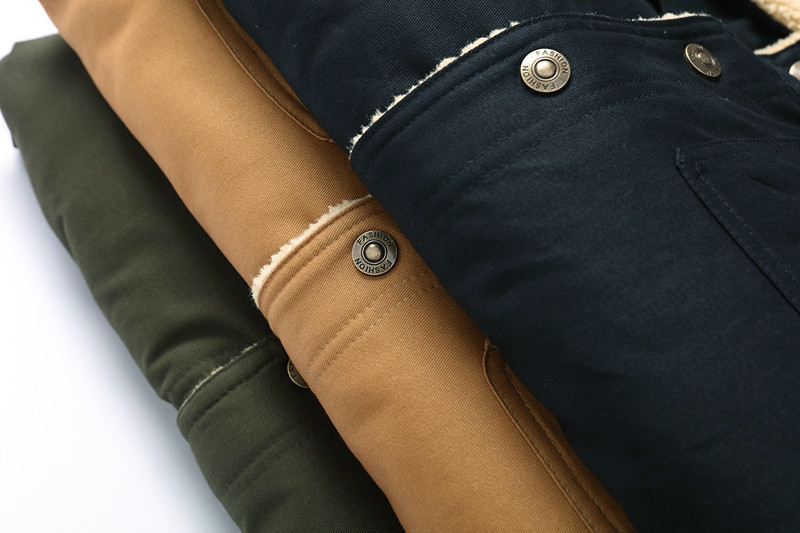 Men's Fleece-lined Workwear Jacket Casual Spring Autumn Blazer_voghion.com