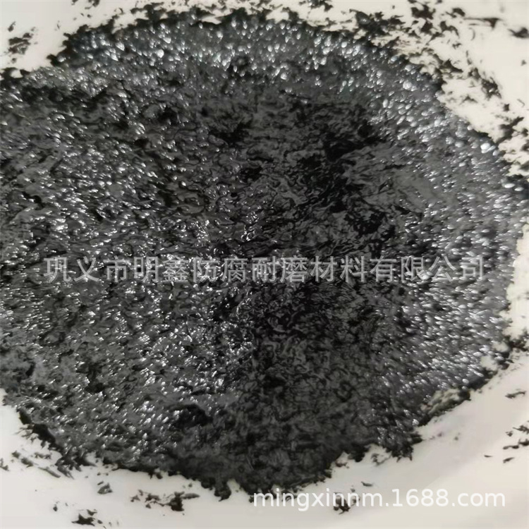 烟道、吸收塔喷淋层专用耐高温耐磨陶瓷碳化硅颗粒胶