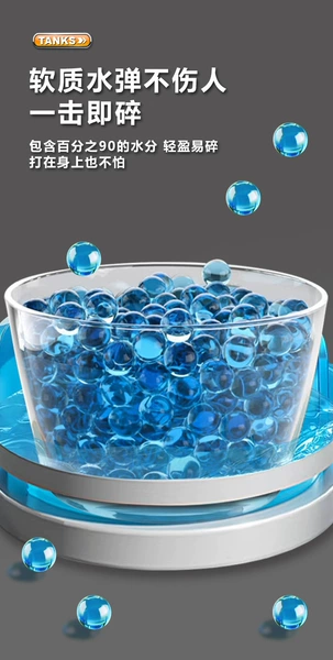Special water bomb for tank cars 60,000 rounds