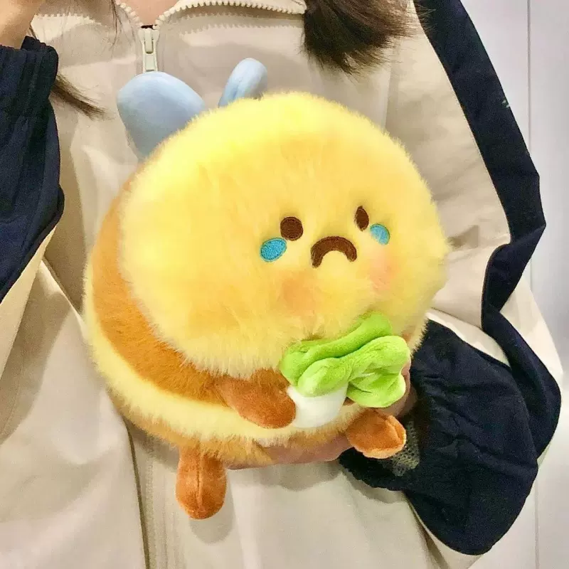 菜Bee蜜蜂玩偶创意鲨Bee毛绒玩具可爱丑萌布娃娃公仔情侣生日奇换