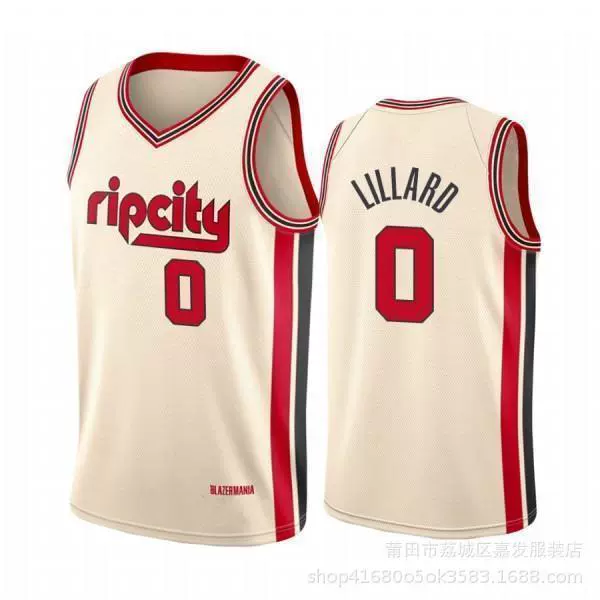 Форма Blazers №0 Lillard, №3 Micham вышитый баскетбольный джерси, №00 Anthony