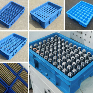 Plastic Hole Rack for Organizing Tool Holders, Accessories Storage Box, Bearing Organizer Box, Tool Holder Tray