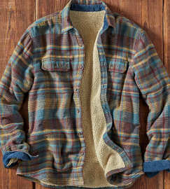 2024欧美跨境亚马逊欧美男士格子毛毛长袖衬衫外套款