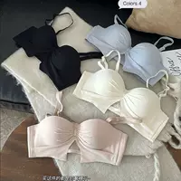 Push up бюстгальтер, нижнее белье, беспроводной бюстгальтер, нескользящие бретели, топ бюстгальтер, набор, без бретелек