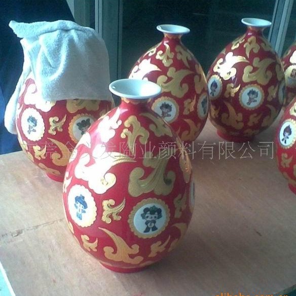 陶瓷釉上彩假金粉，H55325仿金粉，花纸用假金粉，釉上彩金属釉粉