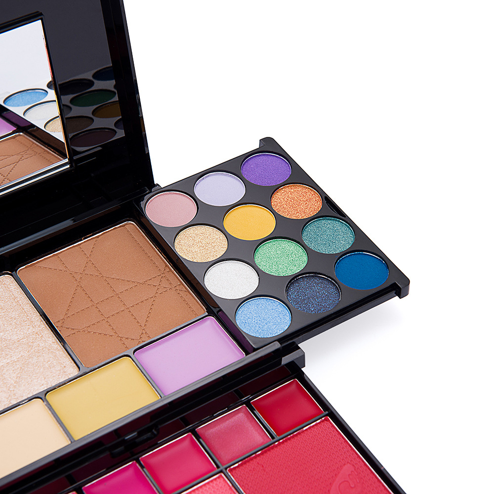 MISS YOUNG's new 38-color eyeshadow palette, contouring blush, lip gloss and makeup set, cross-border e-commerce for foreign trade beauty products undefined