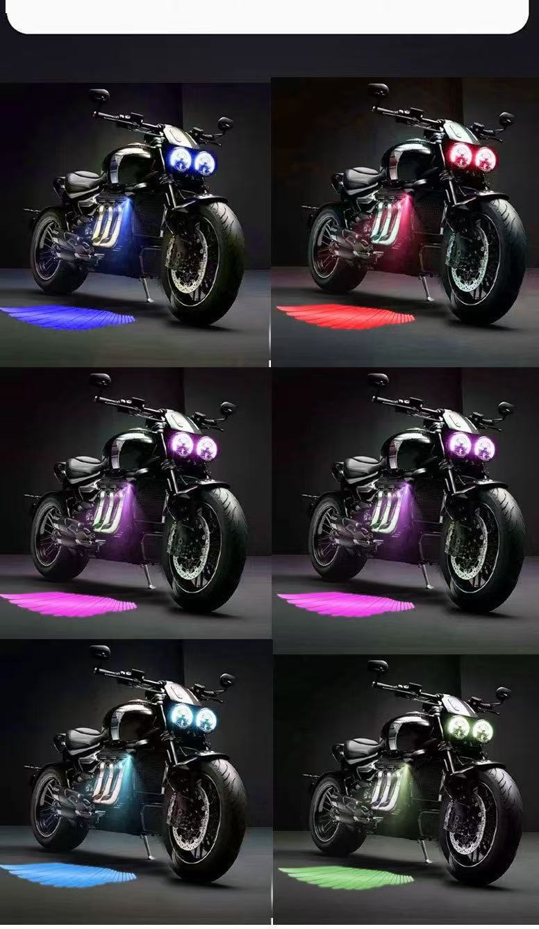 Lamp eyebrow, Universal Vehicle Pedal Modified - colorful-pair-recommended