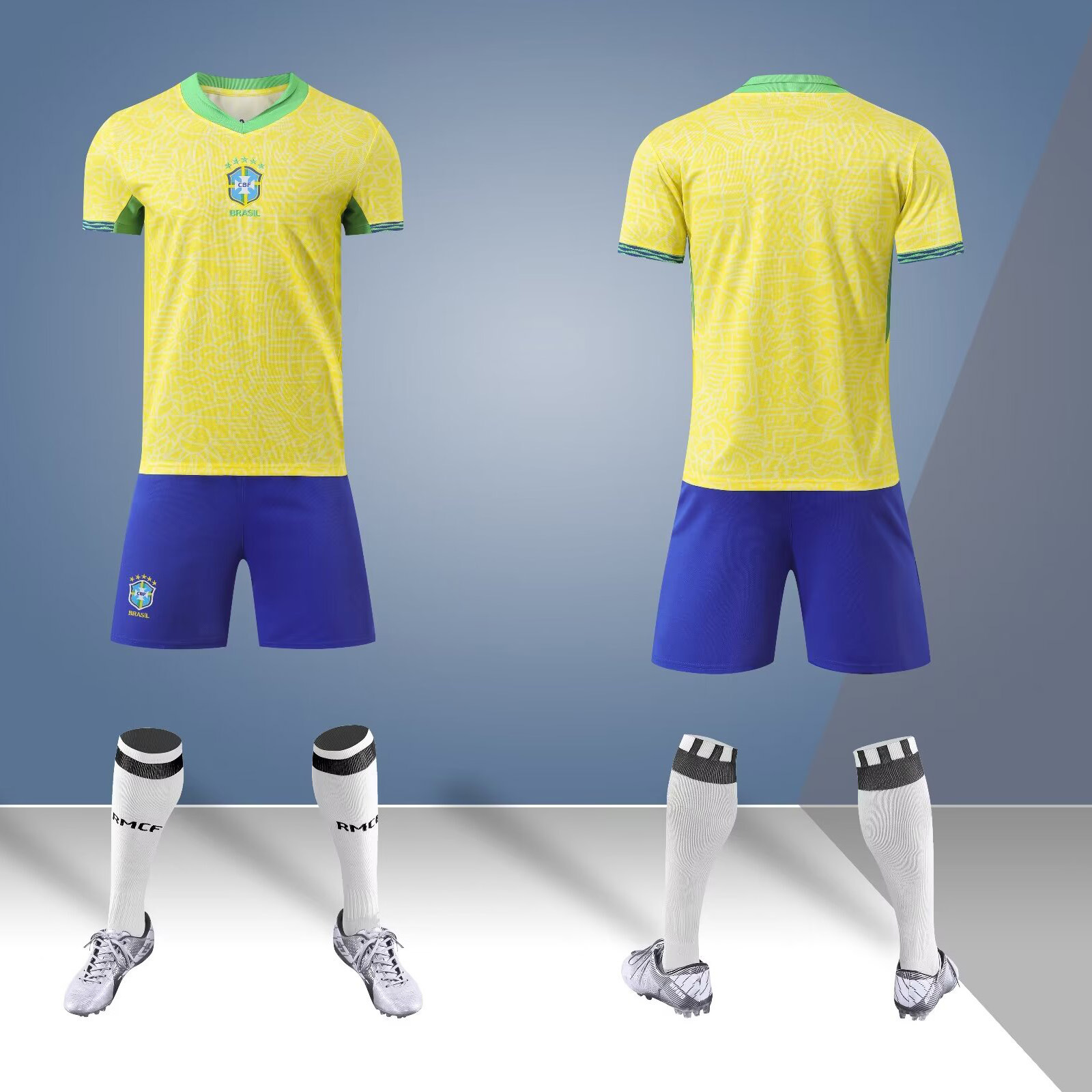 2425 juego de ropa de fútbol para adultos y niños Copa del Mundo Club de secado rápido para hombres y mujeres equipos de impresión de entrenamiento