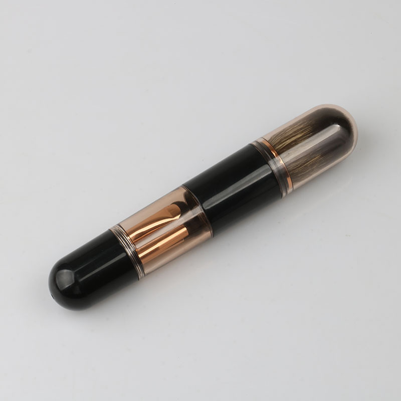 Ocho en uno cepillo de maquillaje retráctil conjunto de cepillo de blush cepillo de sombra de ojos cepillo concelador mini cepillo de maquillaje portátil herramientas de maquillaje