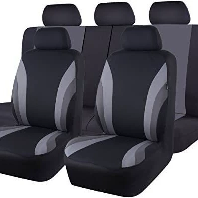 Ткань для универсальных чехлов на автомобильные сиденья с двойной линией талии для трансграничной торговли Amazon, экспортная модель, для Юго-Восточной Азии, Европы и других стран