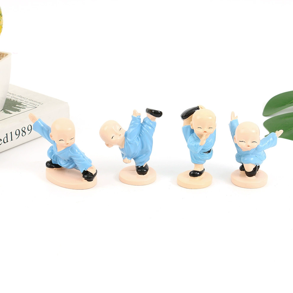 Кунг-фу четыре монах украшения Автомобильные украшения милые автомобильные аксессуары кукла креативные автомобильные аксессуары украшения