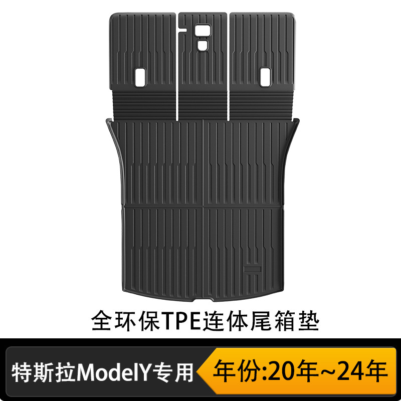 Old model y one-piece trunk mat