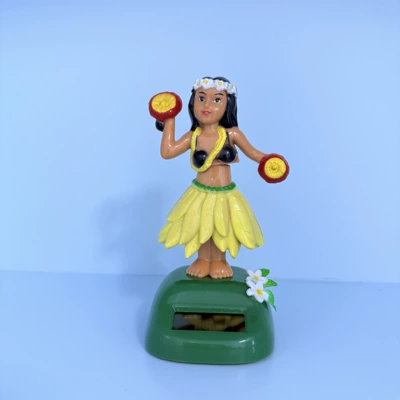 Car ornaments: Hawaiian Girl Car - 665115-yellow-b-style