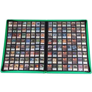 64-Slot Large-Capacity Card Album Green Customizable Color Ptcg Magic Card Star Card Storage Album 1152 Card Slots