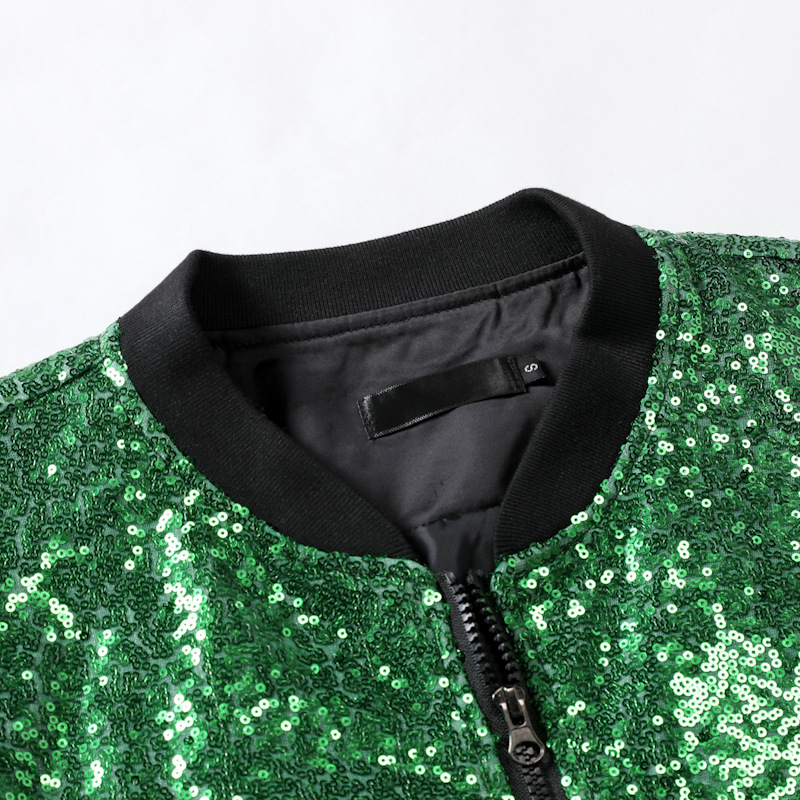 Men's Jacket Stand Collar Contrast Colour Winter Autumn Style_voghion.com