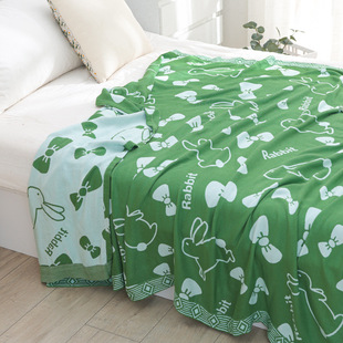 Лето немедленно охлаждение марли холодное одеяло зеленое бамбуковое волокно ледяное охлаждение и тонкая спальня летние кондиционеры вымыли кондиционерами